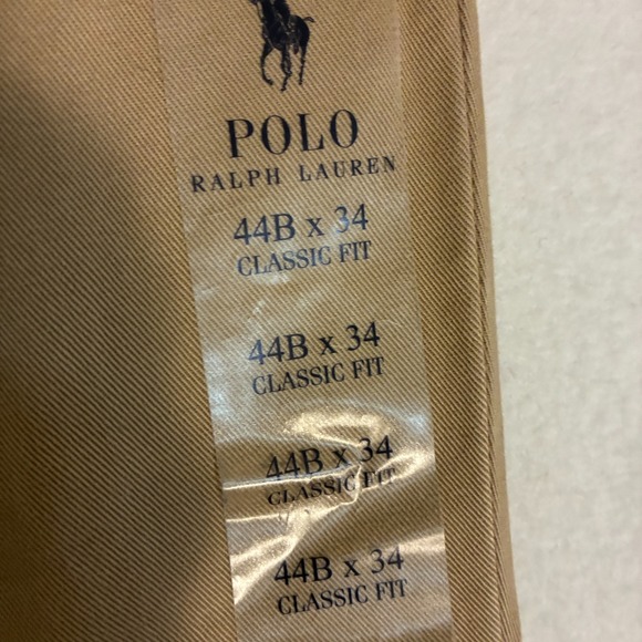 NWT Polo Ralph Lauren Chino Pants Mens 44Bx34 Classic Fit Preppy Office Business - Picture 4 of 8